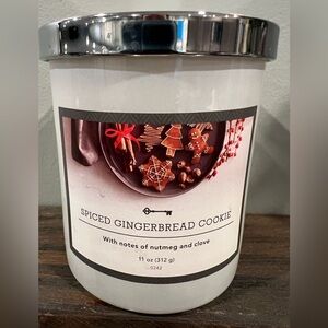 Threshold 11oz Spiced Gingerbread Cookie Single Wick Candle W/nutmeg & Clove